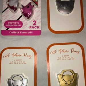 💖Phone Cable Protector, Cell Phone Rings💖